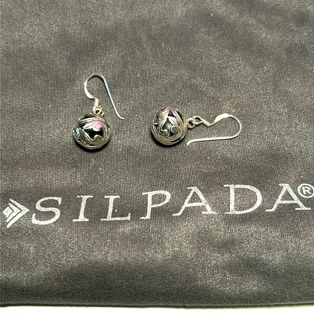 🌟Silpada SIMPLE DELIGHT Filigree Ball Earrings🌟